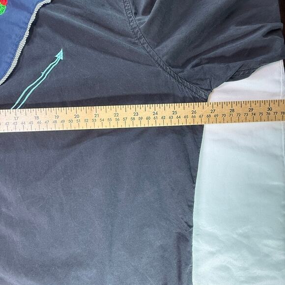 Coofandy Western Cowboy Shirt Black Blue Rose Embroidered Long Sleeve XX Large - Picture 14 of 16